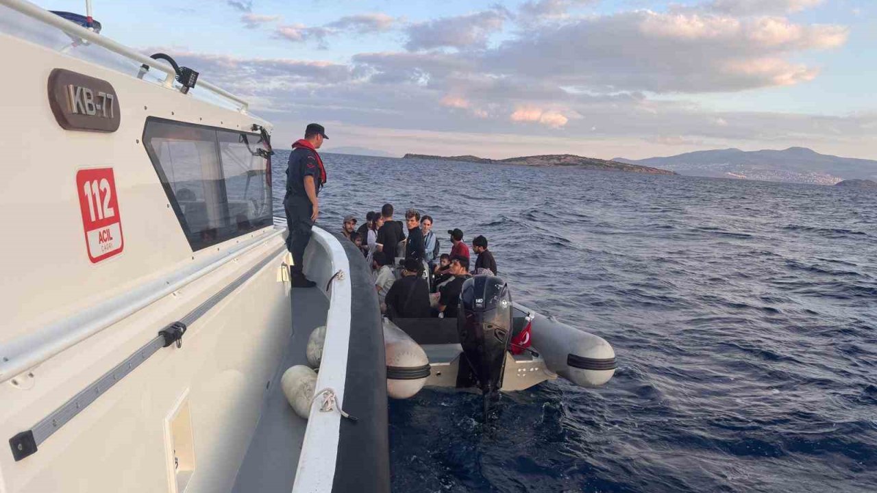 İzmir’de 15 düzensiz göçmen yakalandı