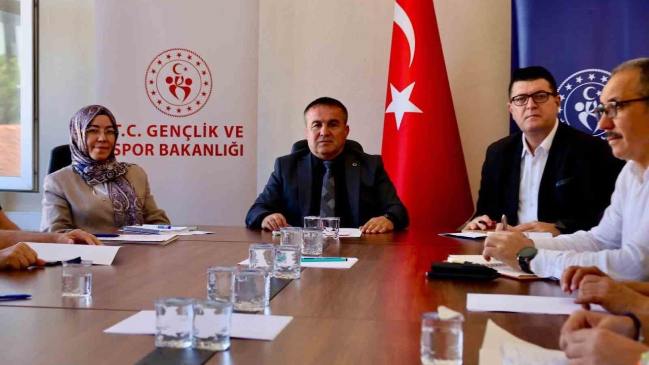 Gençlik ve Spor İl Müdürlüğünde koordinasyon toplantısı