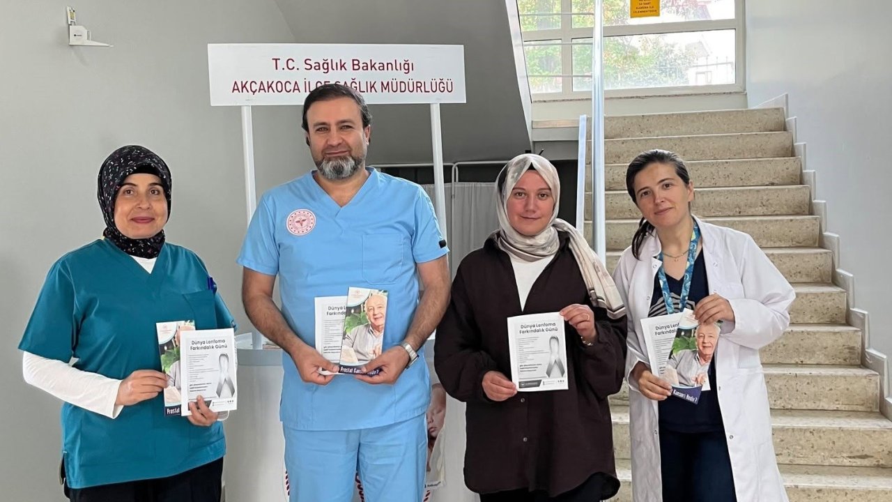 Akçakoca’da lenfoma ve prostat kanserine karşı farkındalık çalışması