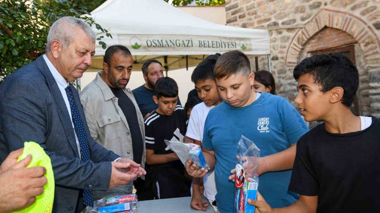 Osmangazi’de çocukların yüzünü güldüren buluşma