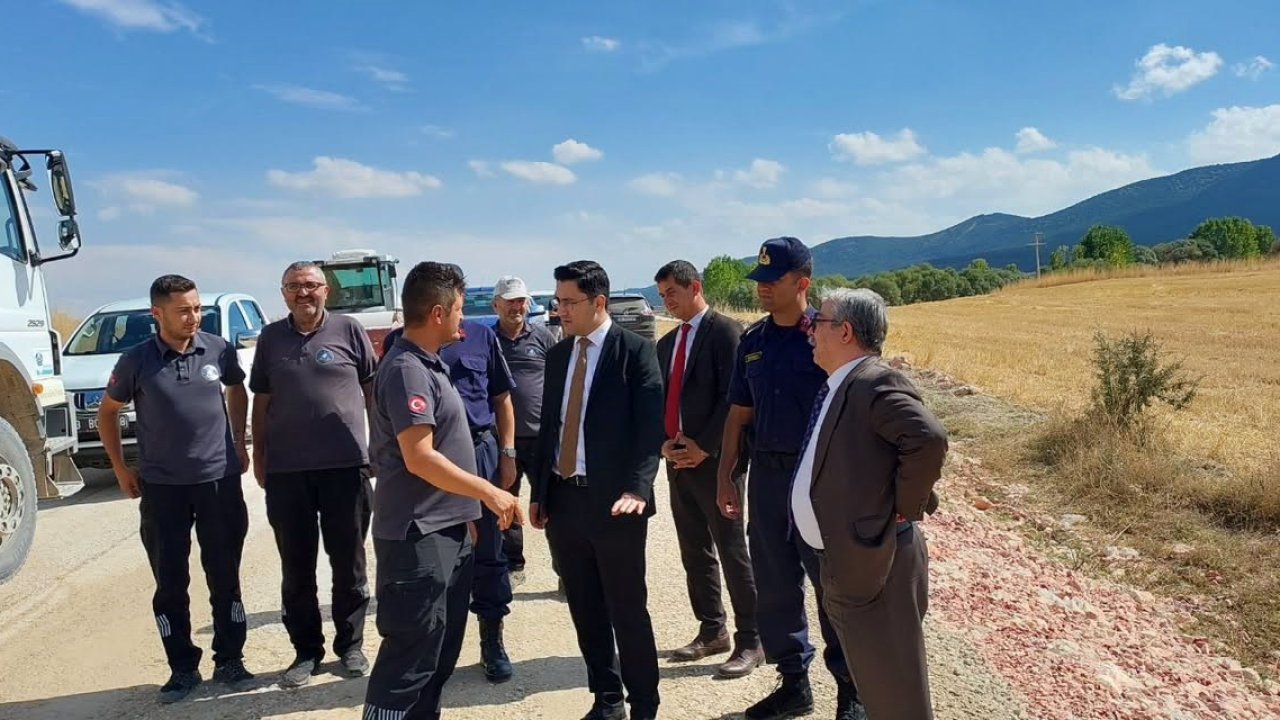 Dumlupınar Kaymakamı Karahan’dan köy ziyaretleri