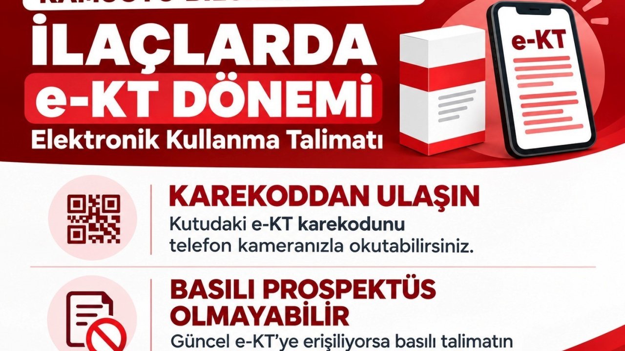İlaç prospektüslerinde ‘e-KT’ dönemi: "Ambalaj eksikliği değil"