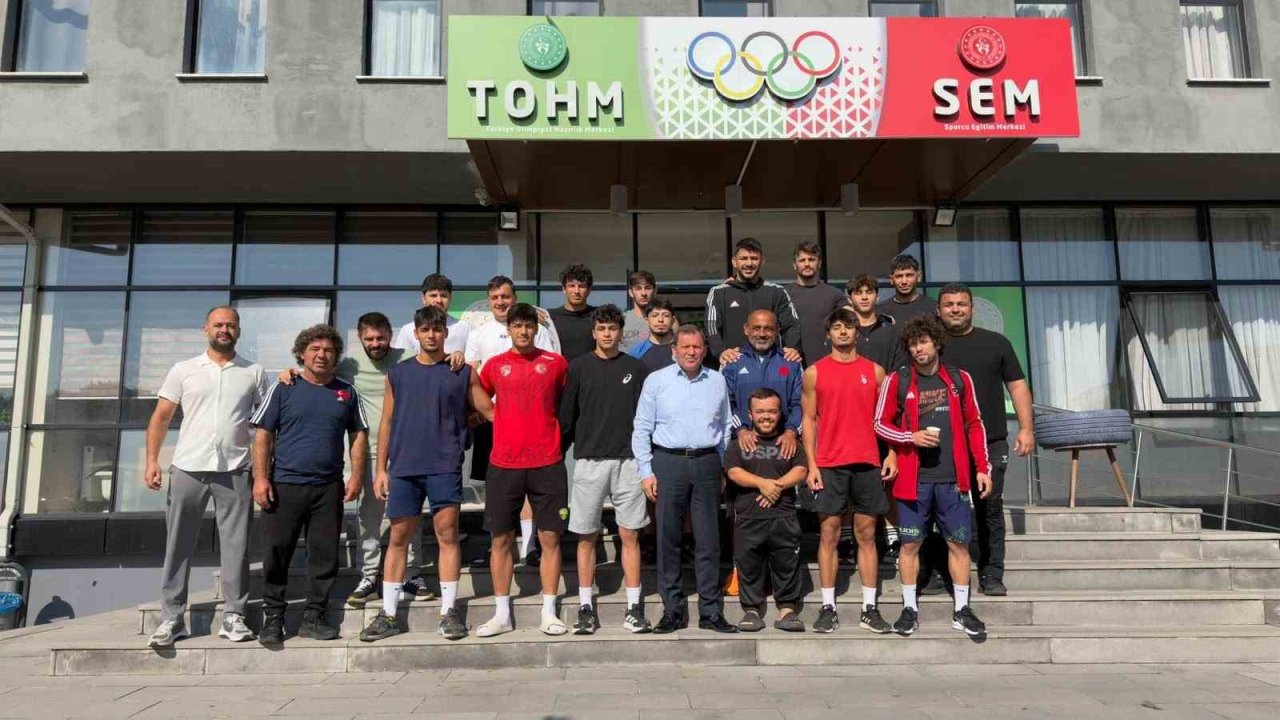 Keçiören Grekoromen Güreş Takımı Kayseri’de kamp yapıyor