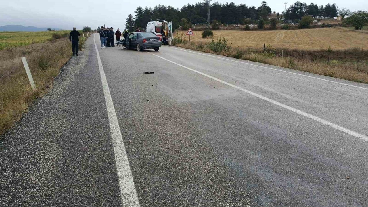 Kastamonu’da otomobiller kafa kafaya çarpıştı: 5 yaralı