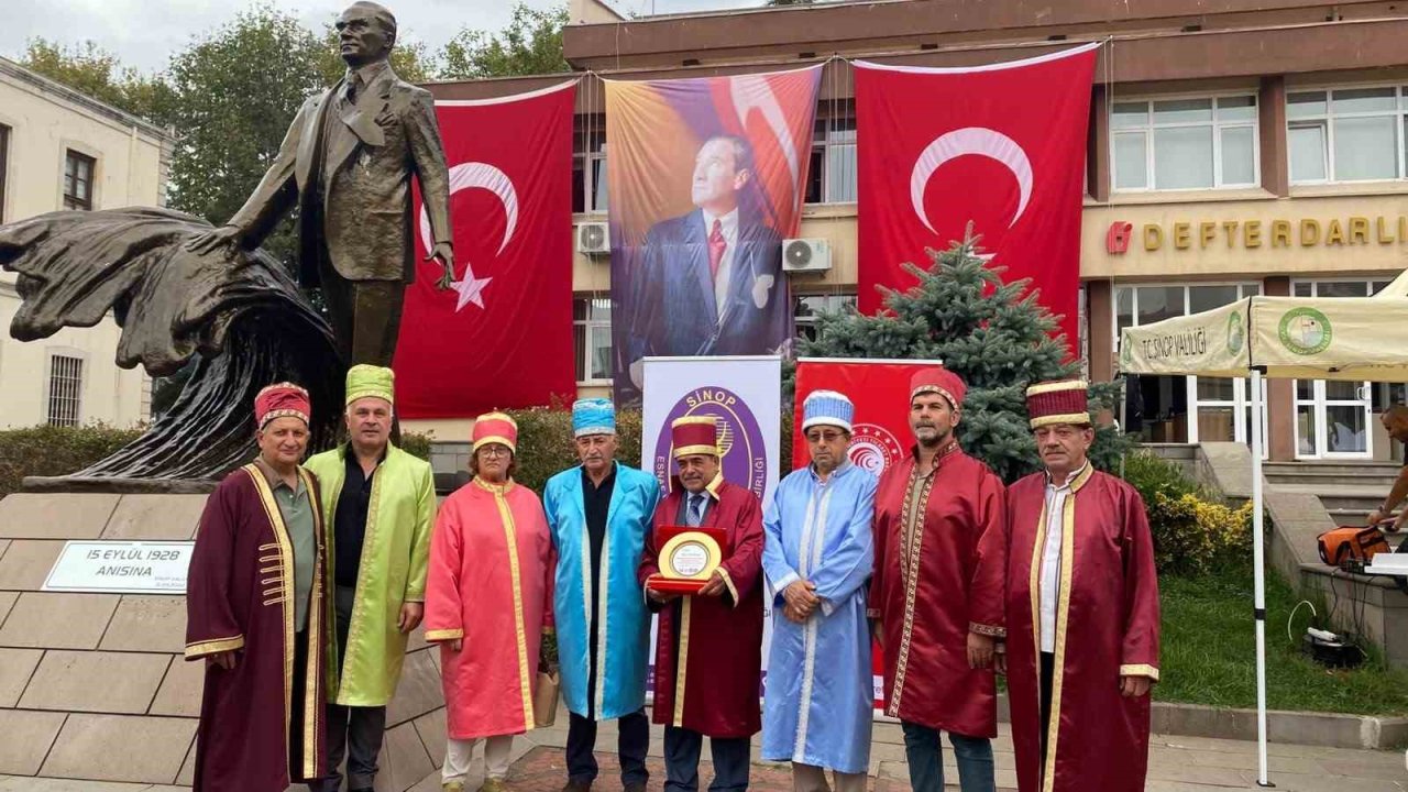 Sinop’ta Ahilik Haftası: Yılın Ahisi kaftanını giydi