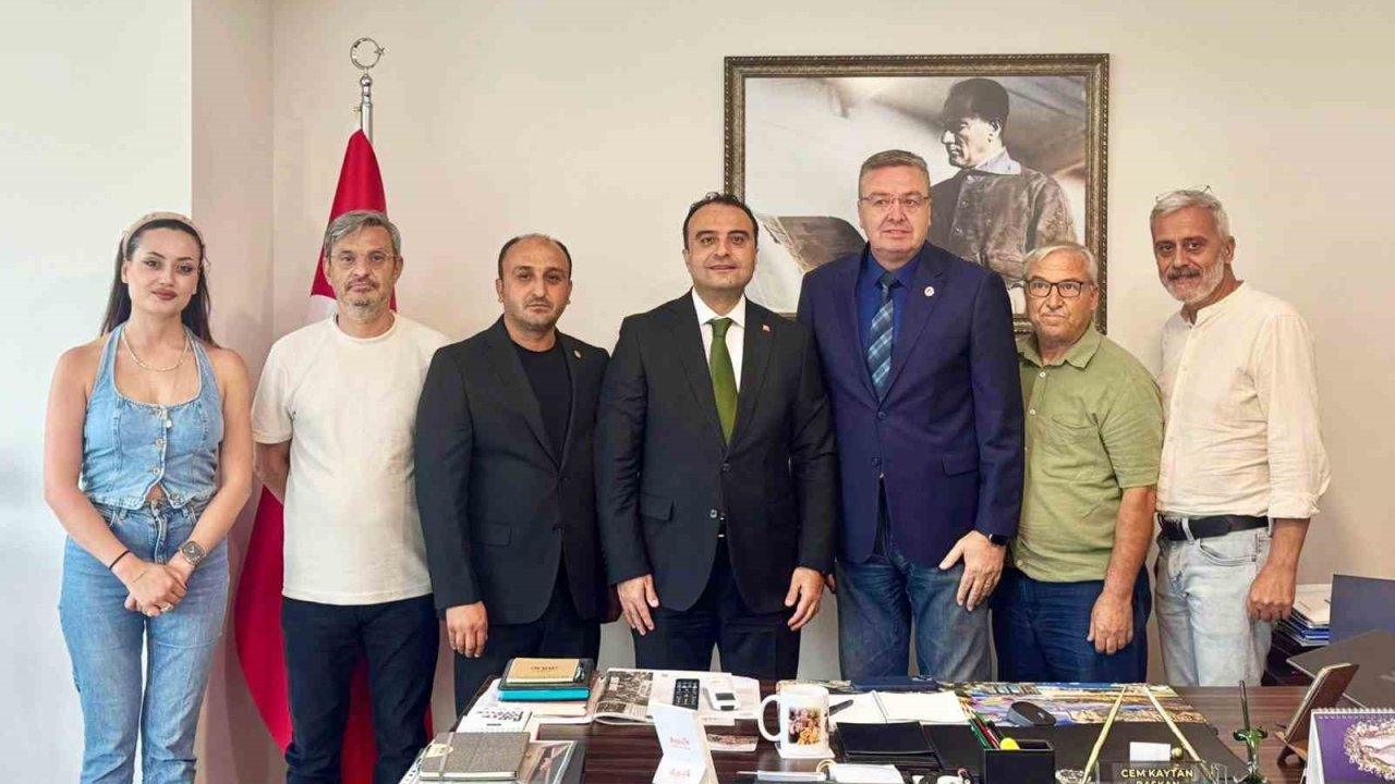 Menteşe Kaymakamı Budan’dan Muğla Büyükşehir Gazeteciler Cemiyeti’ne ziyaret