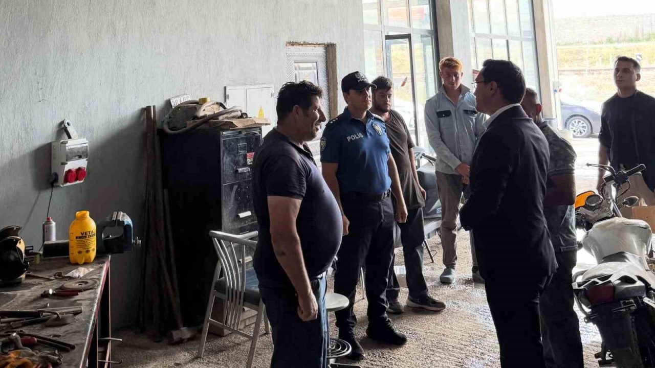 Kaymakam Demirtaş mesaiye esnaf ziyaretiyle başladı