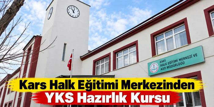 Kars Halk Eğitimi Merkezinden YKS Hazırlık Kursu