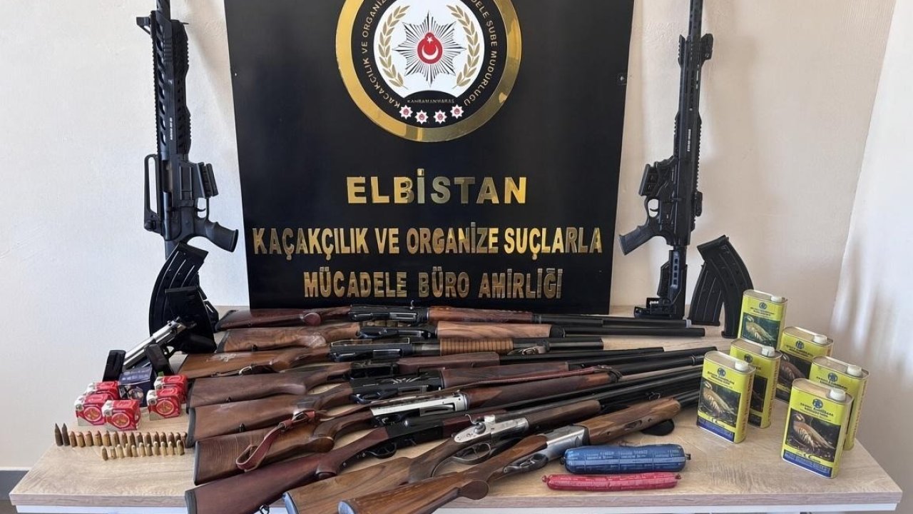 Kahramanmaraş’ta uyuşturucu ve silah operasyonlarında 4 şüpheli tutuklandı