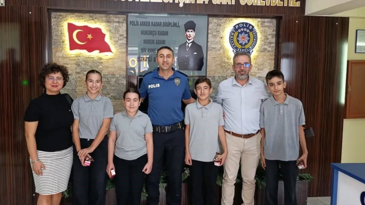 Yenipazar’da öğrenciler Emniyet Amirliği’nde ağırlandı