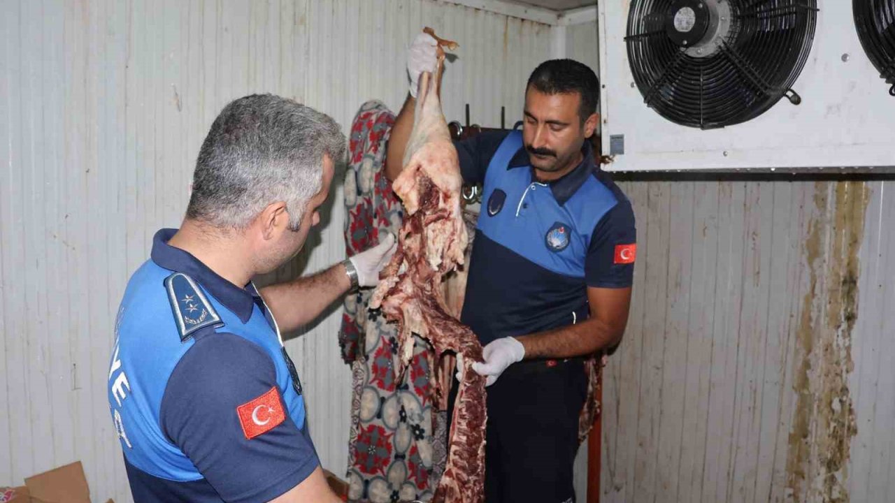 Şanlıurfa’da 315 kilo bozuk et ele geçirildi