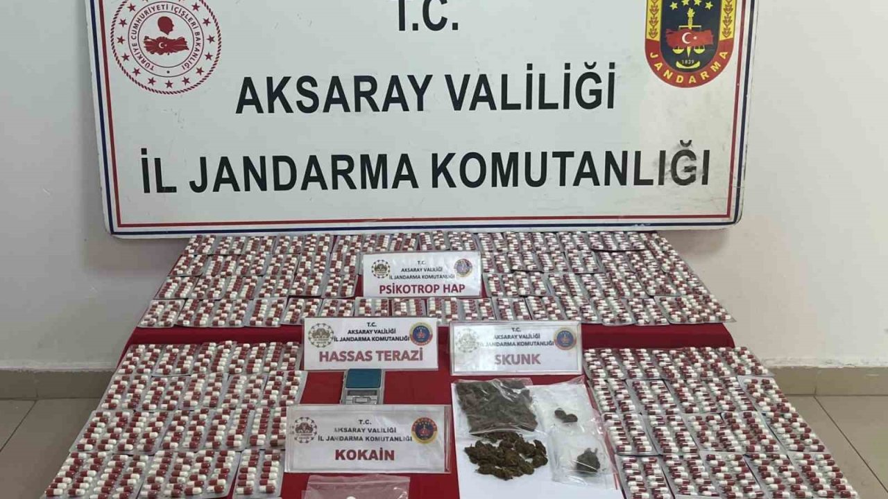 Uyuşturucu sevkiyatına Aksaray jandarmasından darbe: 2 tutuklama