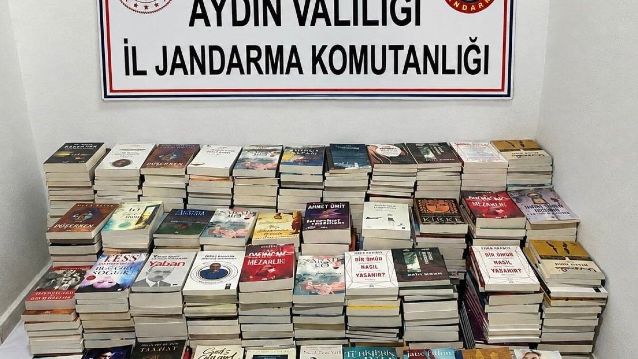 Güzelçamlı’da 658 adet bandrolsüz kitap ele geçirildi