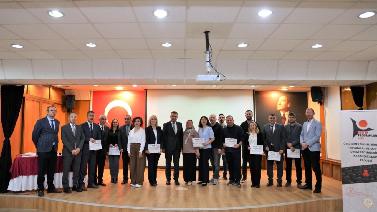 Özel bireylerin becerilerini arttıran proje tamamlandı