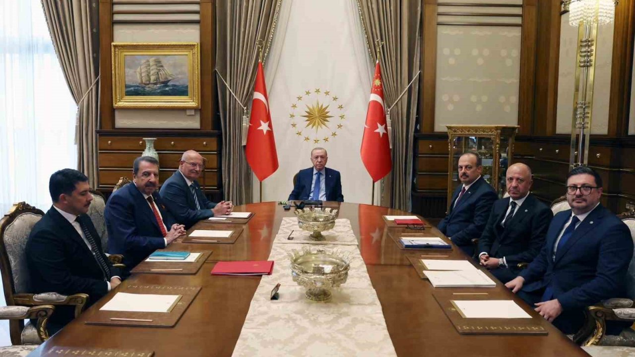 Cumhurbaşkanı Erdoğan, Ankara Valisi Canbolat’ı kabul etti