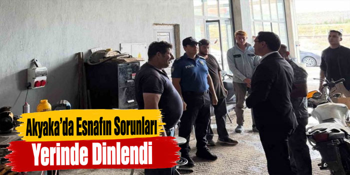 Kaymakam Demirtaş mesaiye esnaf ziyaretiyle başladı