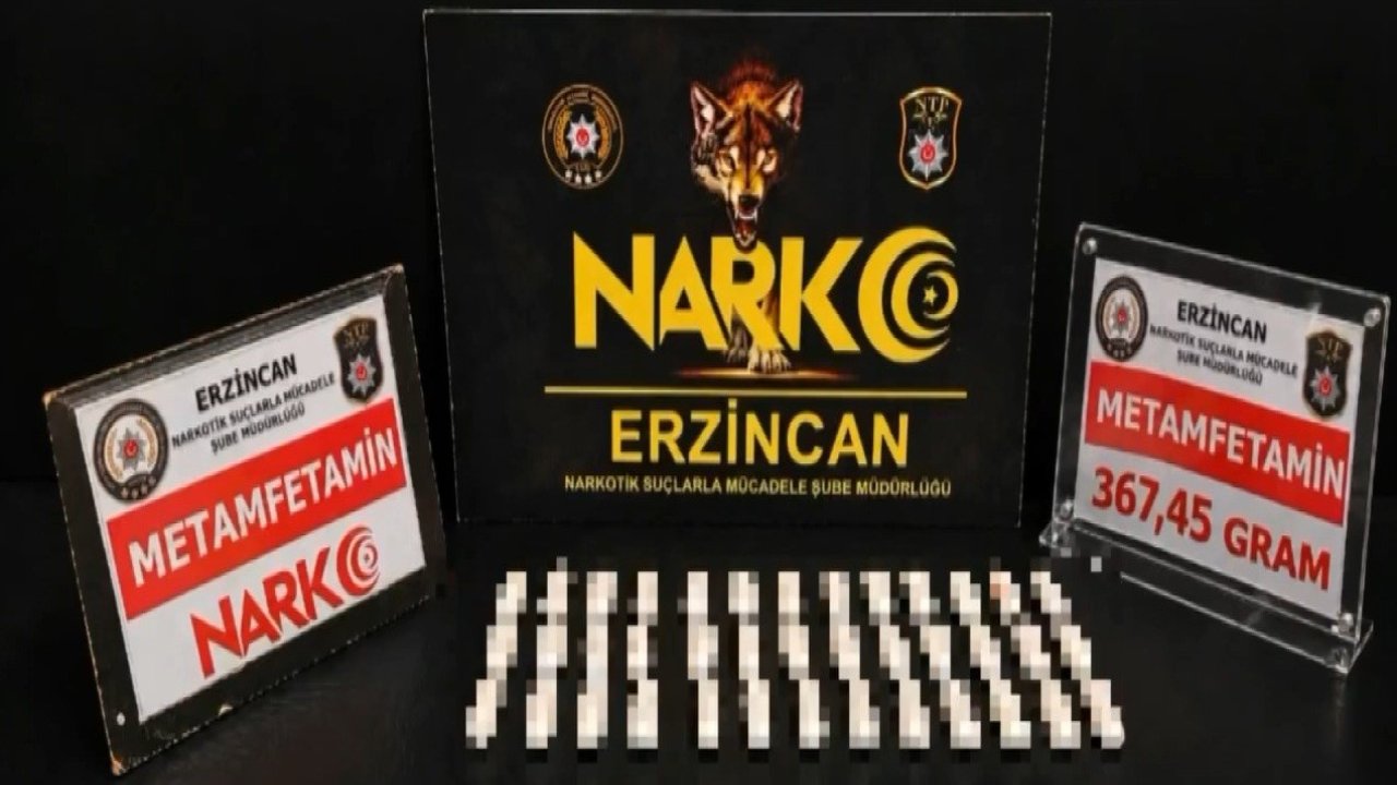 Erzincan’da midesinde uyuşturucu taşıyan şüpheli tutuklandı