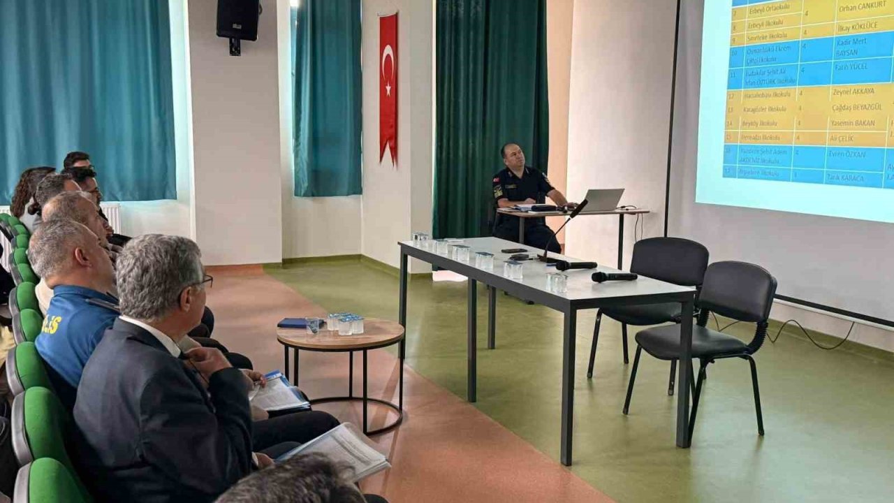 İncirliova’da okulların güvenliği için tedbirler masaya yatırıldı