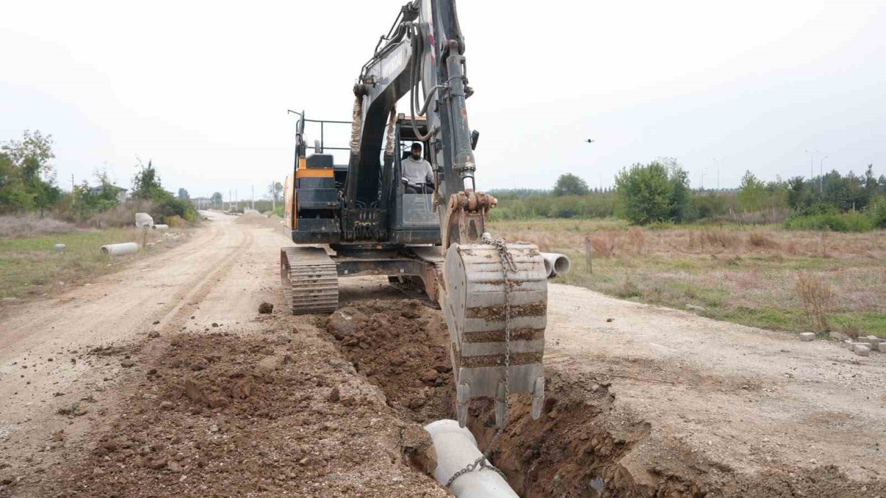 Sallar’da kanalizasyon çalışması başladı