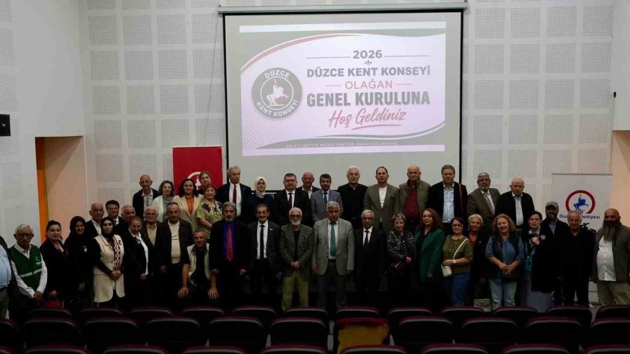 Düzce Kent Konseyi yeni başkanı Orhan Yılmaz oldu