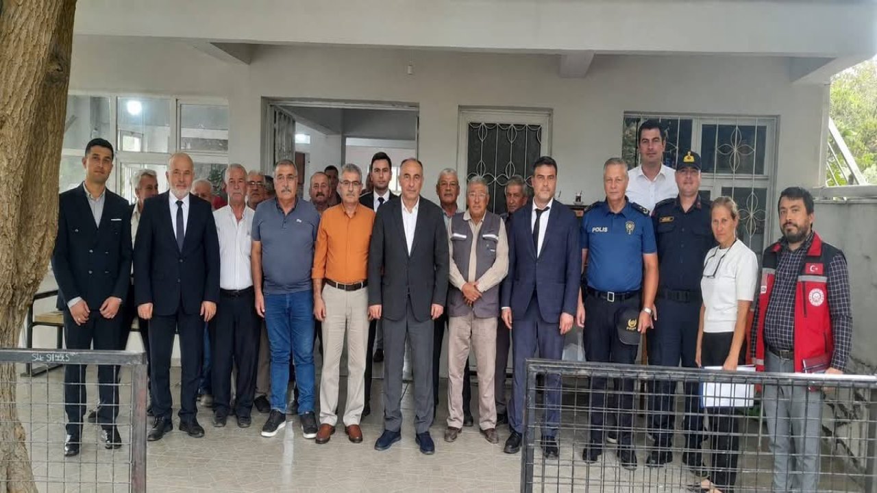 Yatağan Kaymakamı İlhan kırsalda vatandaşların taleplerini dinledi