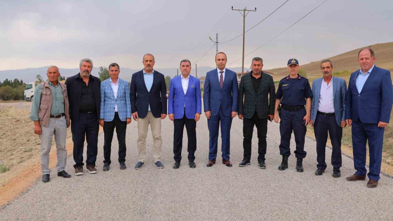 Danişment-Yolaltı bağlantı yolunda yapılan çalışmalar incelendi