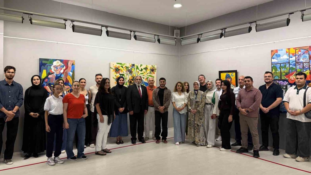 Ressam Talha Kılıç SANKO Sanat Galerisinde resim sergisi açtı