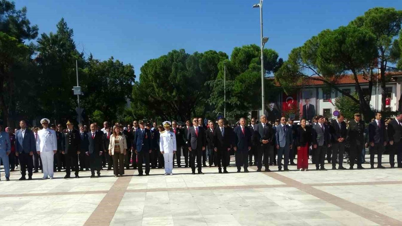 Muğla’da 19 Eylül Gaziler Günü dolayısıyla tören düzenlendi