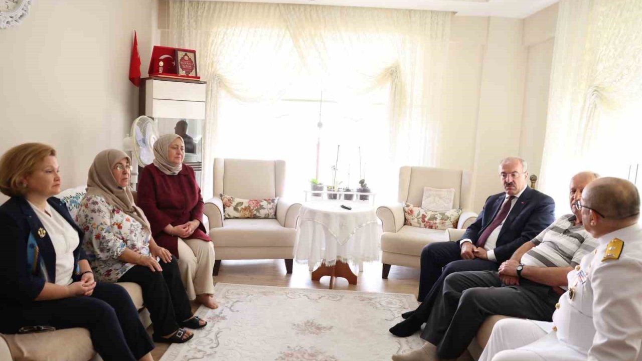 Vali Toraman 19 Eylül Gaziler Günü’nde gazi ziyareti gerçekleştirdi