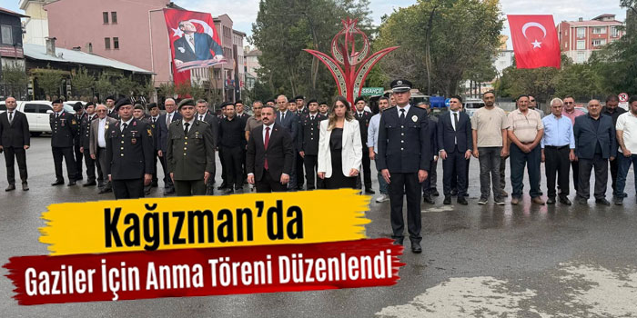 Kağızman’da Gaziler İçin Anma Töreni Düzenlendi