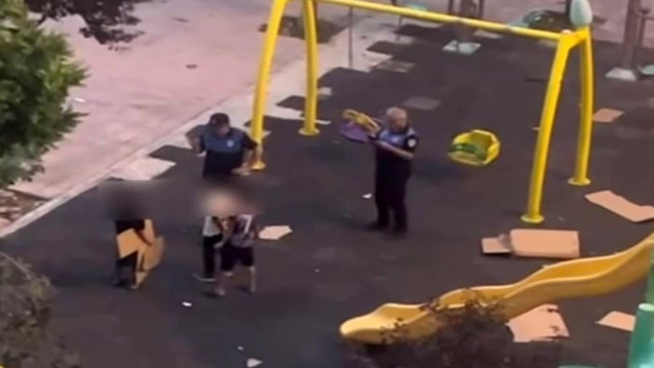 Amasya’da parkı kirleten küçük çocukları belediye ifşa etti: "Hata yaptınız"