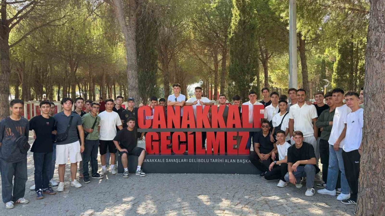 Karapınar ve Emirgazili gençler Çanakkale’de tarihe yolculuk yaptı