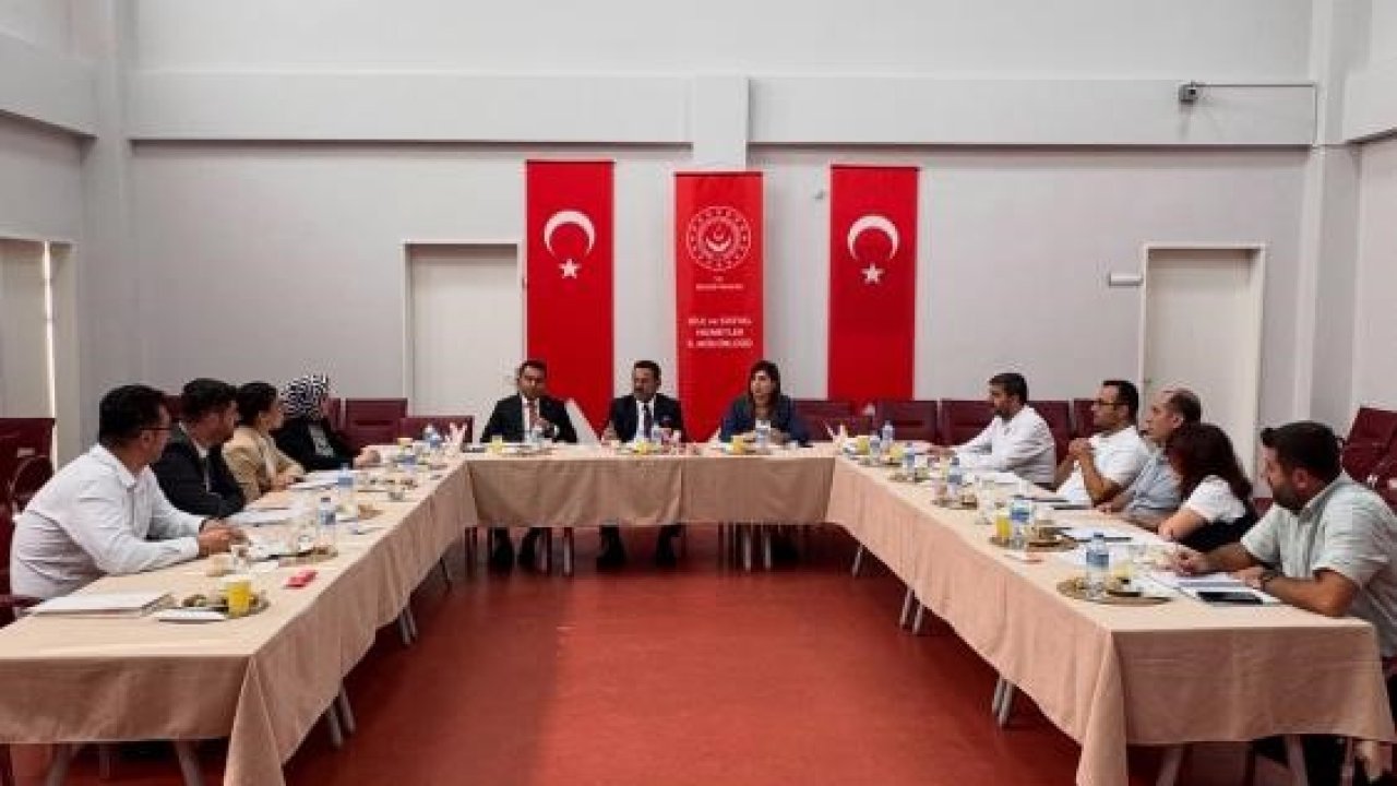 Bilecik’te kuruluş müdürleri aylık değerlendirme toplantısında buluştu