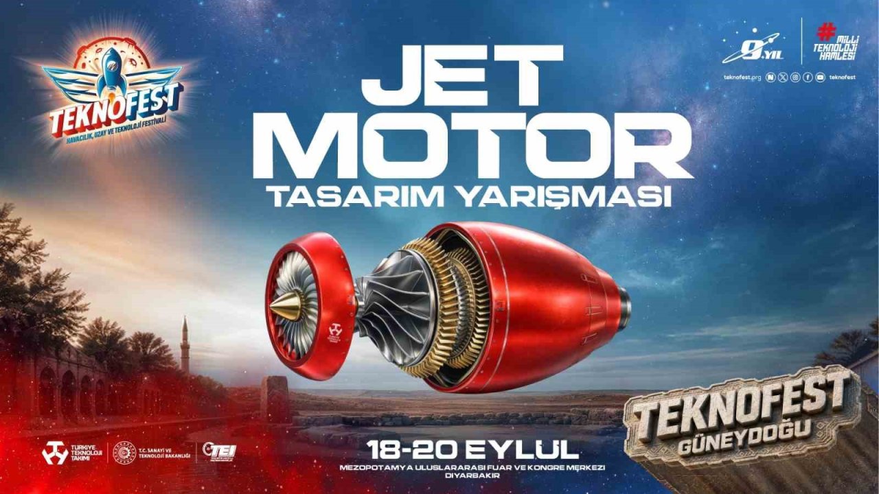 TEKNOFEST Jet Motor Tasarım Yarışması finali Diyarbakır’da tamamlandı