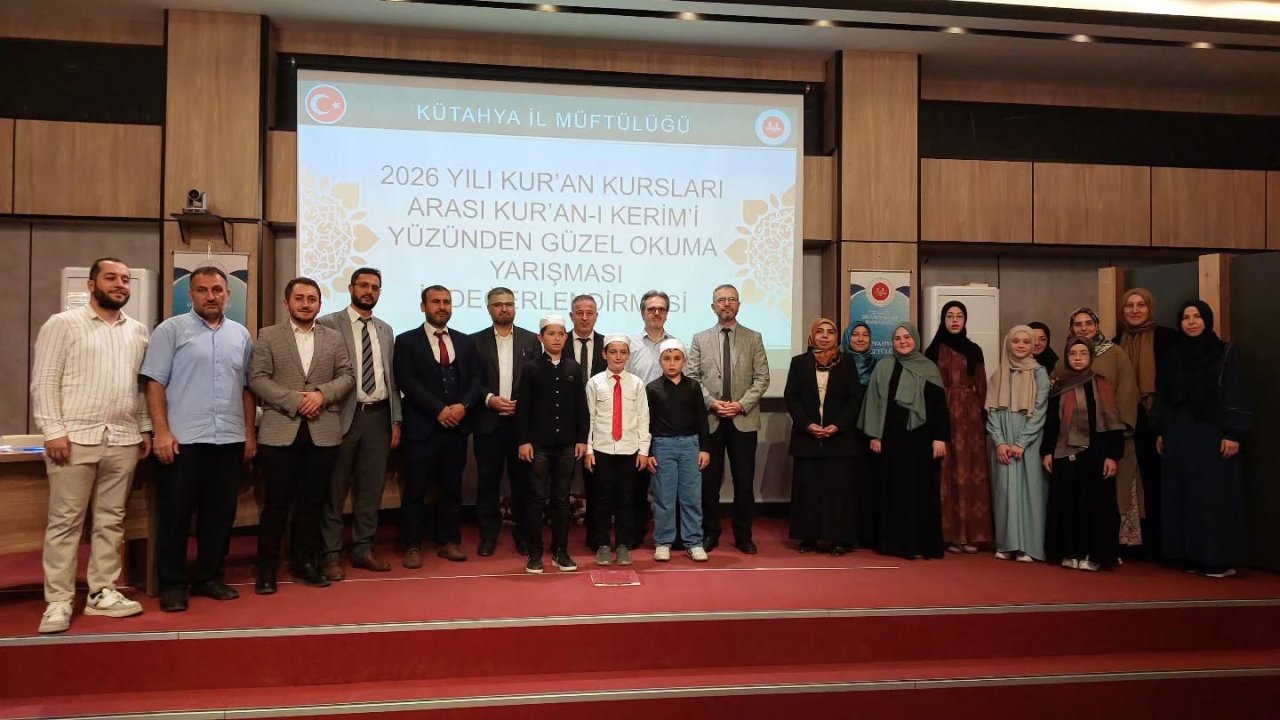 Kütahya’da ’Kur’an-ı Kerim’i Güzel Okuma Yarışması’ düzenlendi