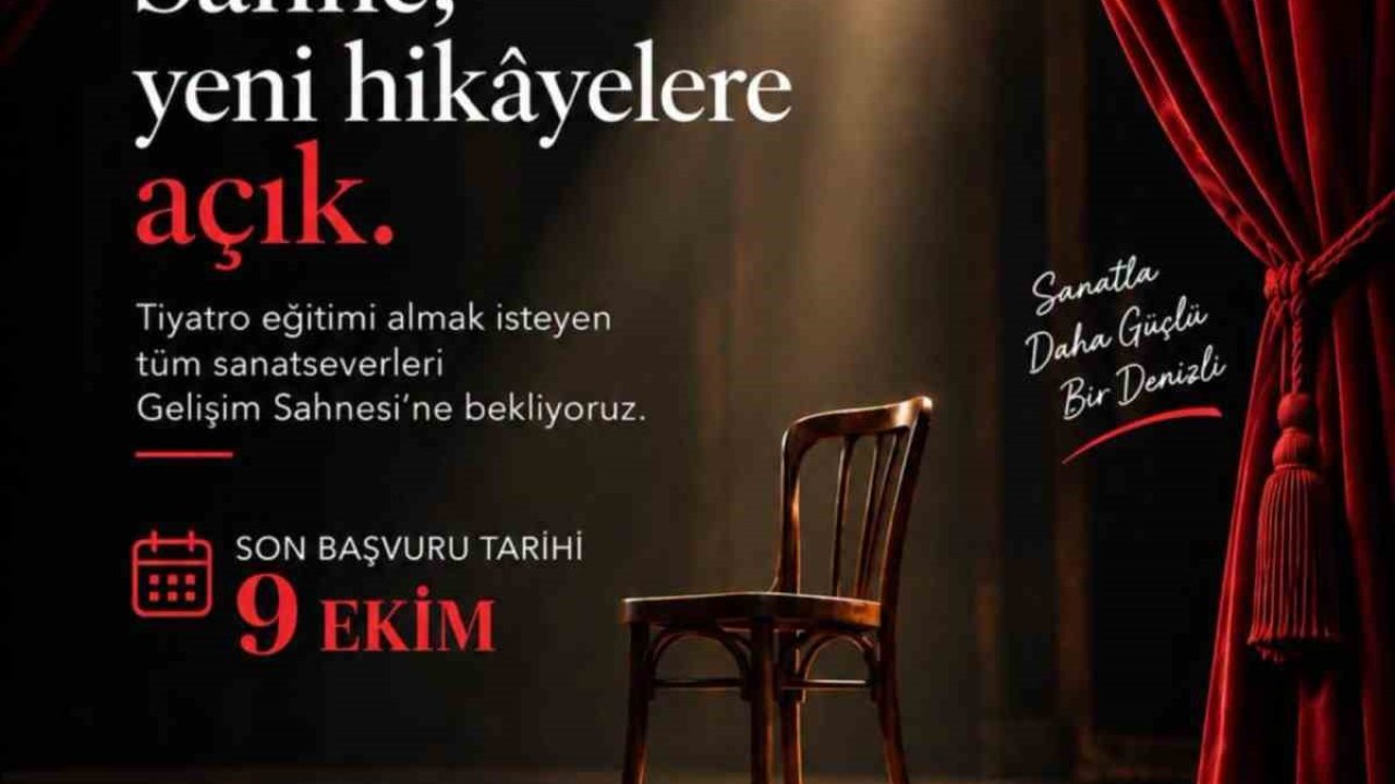 Tiyatro hayali kuranlara Gelişim Sahnesi kapılarını açıyor