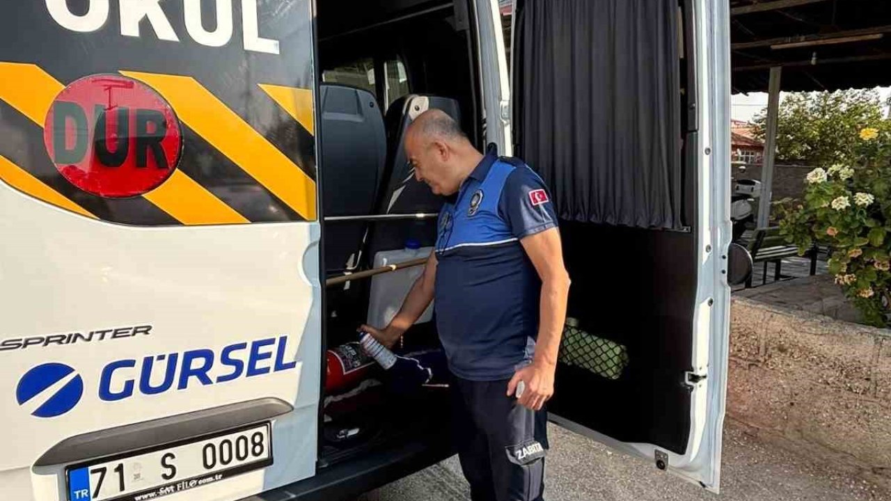 Kırıkkale’de okul servislerine sıkı denetim