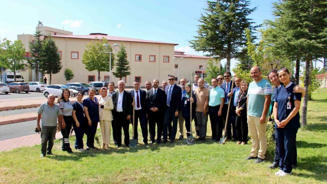 Devlet Hastanesi’nde ağaçlandırma seferberliği