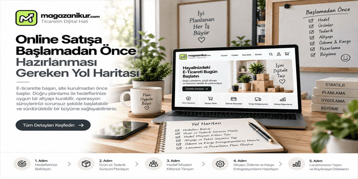 Online Satışa Başlamadan Önce Hazırlanması Gereken Yol Haritası
