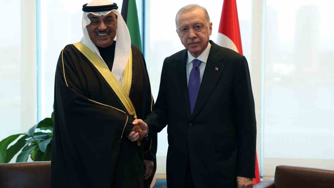 Cumhurbaşkanı Erdoğan, Kuveyt Veliaht Prensi Al-Sabah ile görüştü