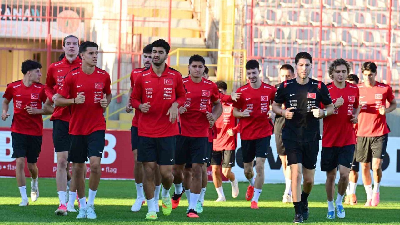 Ümit Milli Takımı, Ukrayna maçı hazırlıklarına başladı