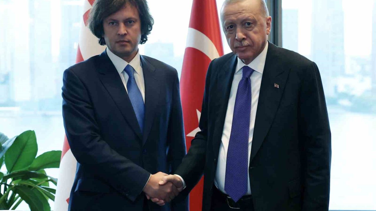 Cumhurbaşkanı Erdoğan, Gürcistan Başbakanı Kobakhidze ile görüştü