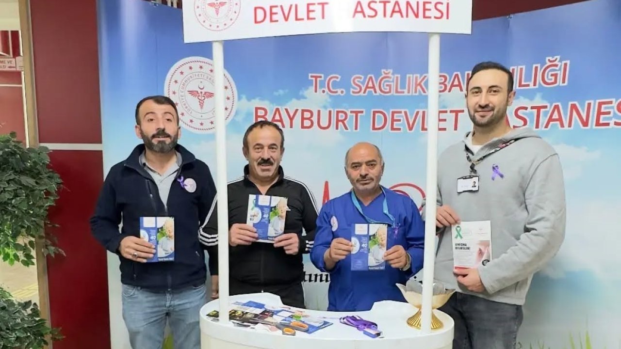 Lenfoma ve prostat kanserine ilişkin vatandaşlara bilgilendirme yapıldı
