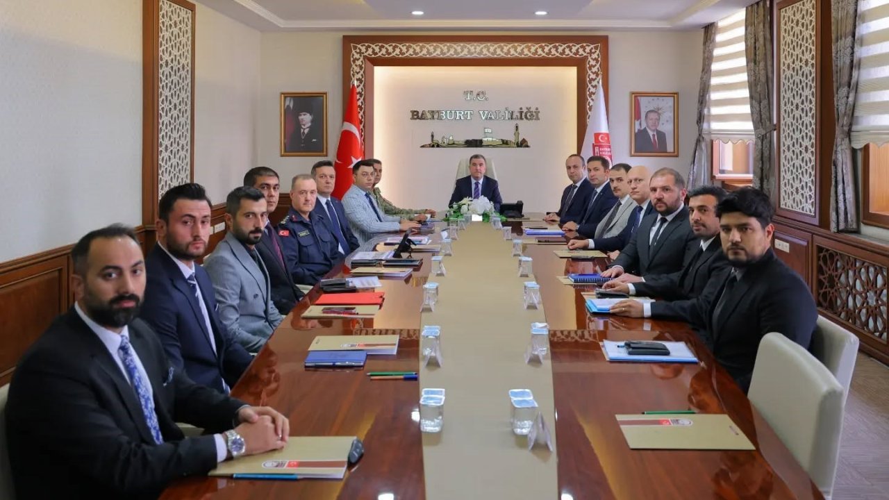 Bayburt’ta Genişletilmiş Güvenlik ve Asayiş Toplantısı yapıldı