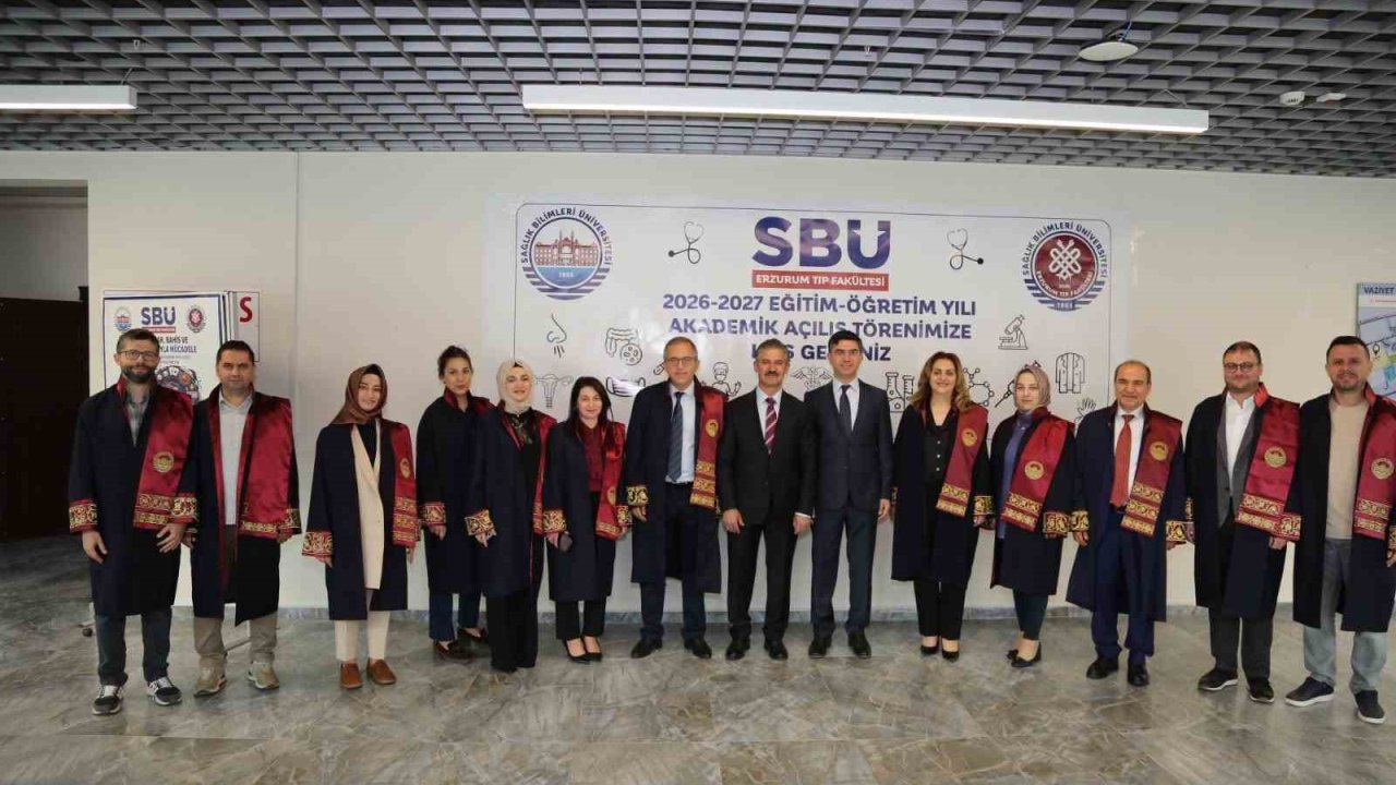 SBÜ Erzurum Tıp Fakültesi Erzurum Tıp Fakültesi’nde akademik açılış yapıldı