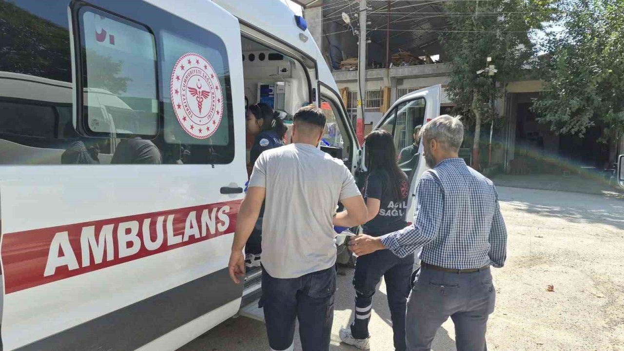 Devrilen motosikletin sürücüsü yaralandı