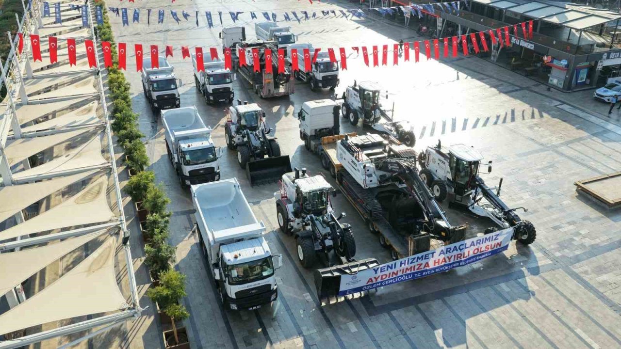 Aydın Büyükşehir Belediyesi filosuna 150 milyon TL’lik takviye