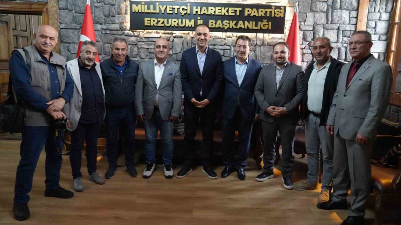 DAGC’den MHP Erzurum İl Başkanı Yurdagül’e ziyaret