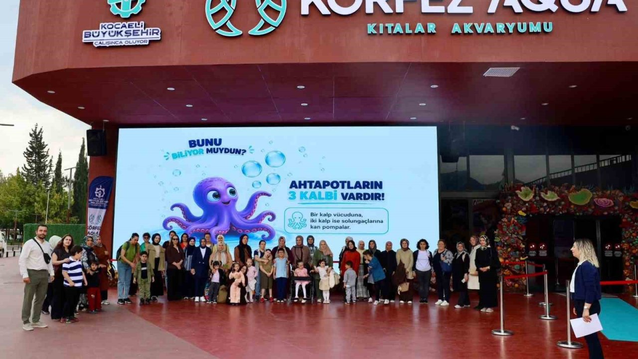 Özel çocuklar su altı dünyası ve bilimle buluştu