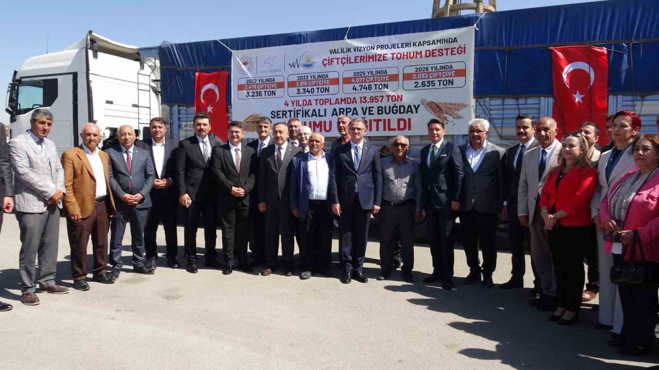 Van’da çiftçilere 4 yılda 750 milyon liralık tohum desteği